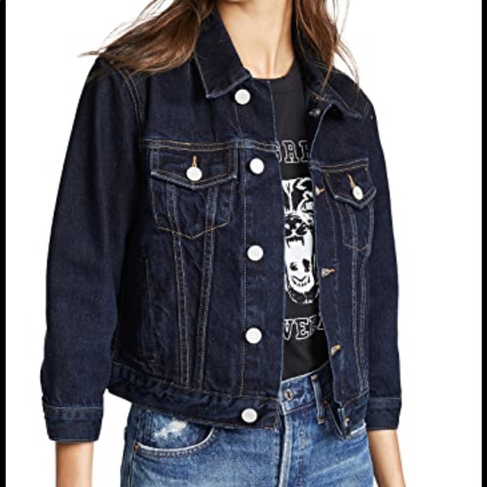 SOLD TRAVE NWT Zoey Blue Denim Jean Jacket - Picture 1 of 8